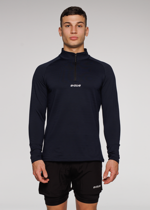 
                  
                    Load image into Gallery viewer, Limitless ¼ Zip Jacket - Navy
                  
                