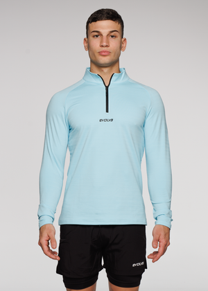 
                  
                    Load image into Gallery viewer, Limitless ¼ Zip Jacket - Sky Blue
                  
                