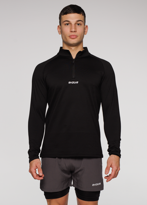
                  
                    Load image into Gallery viewer, Limitless ¼ Zip Jacket - Black
                  
                