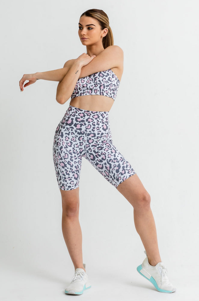 
                  
                    Load image into Gallery viewer, Jungle Bike Shorts - Pink Leopard
                  
                