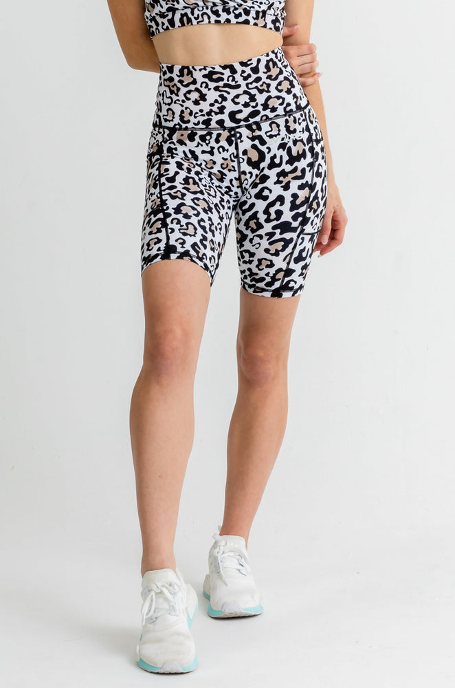 Jungle Bike Shorts - Leopard