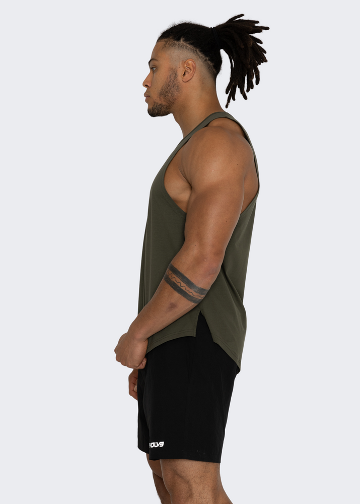 
                  
                    Load image into Gallery viewer, Flex Muscle Tank - Olive
                  
                