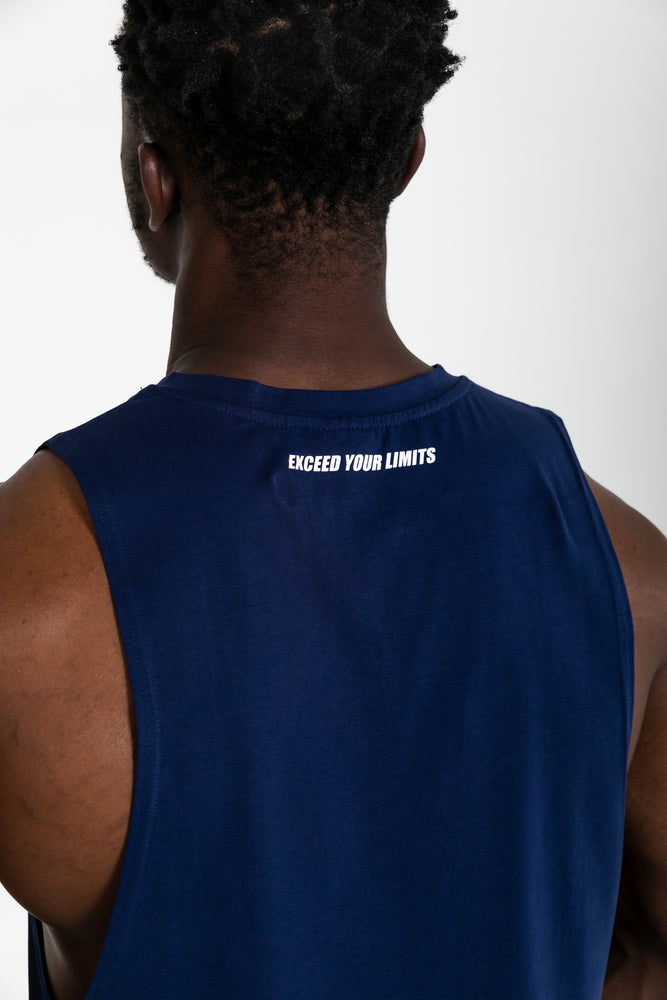 
                  
                    Load image into Gallery viewer, Critical Muscle Tank - Navy Blue
                  
                