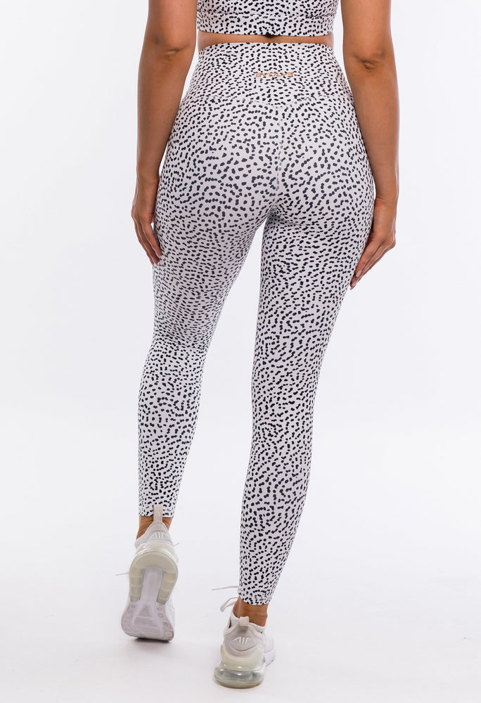 
                  
                    Load image into Gallery viewer, Speckle Leggings - White
                  
                