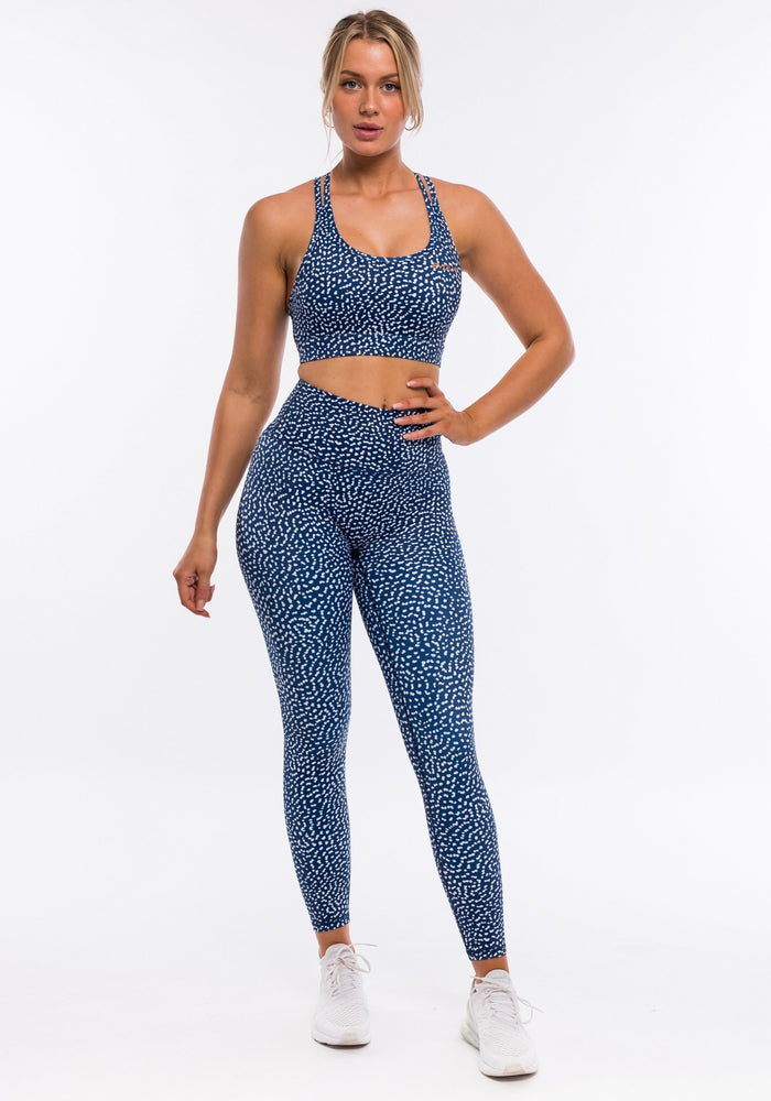 
                  
                    Load image into Gallery viewer, Speckle Leggings - Navy
                  
                