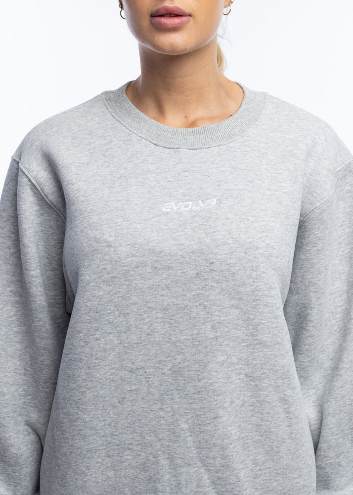 
                  
                    Load image into Gallery viewer, Oversized Crewneck - Cloud Grey
                  
                