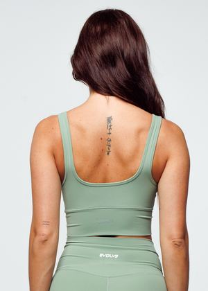 
                  
                    Load image into Gallery viewer, Essence Sports Bra - Sage
                  
                