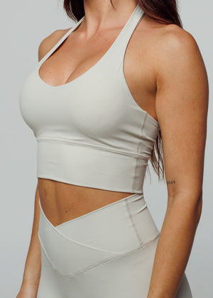 
                  
                    Load image into Gallery viewer, Elevate Halter Bra - Stone
                  
                
