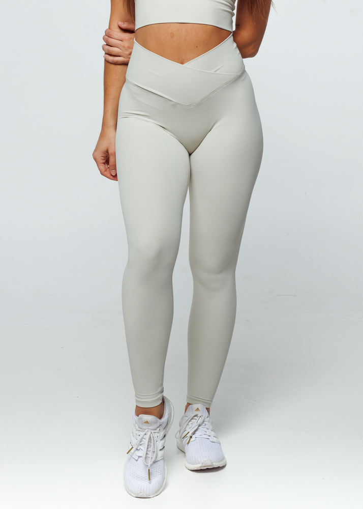 
                  
                    Load image into Gallery viewer, Elevate Cross Leggings - Stone
                  
                