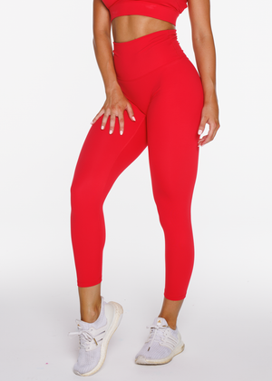 
                  
                    Load image into Gallery viewer, Signature Leggings - Crimson Red
                  
                