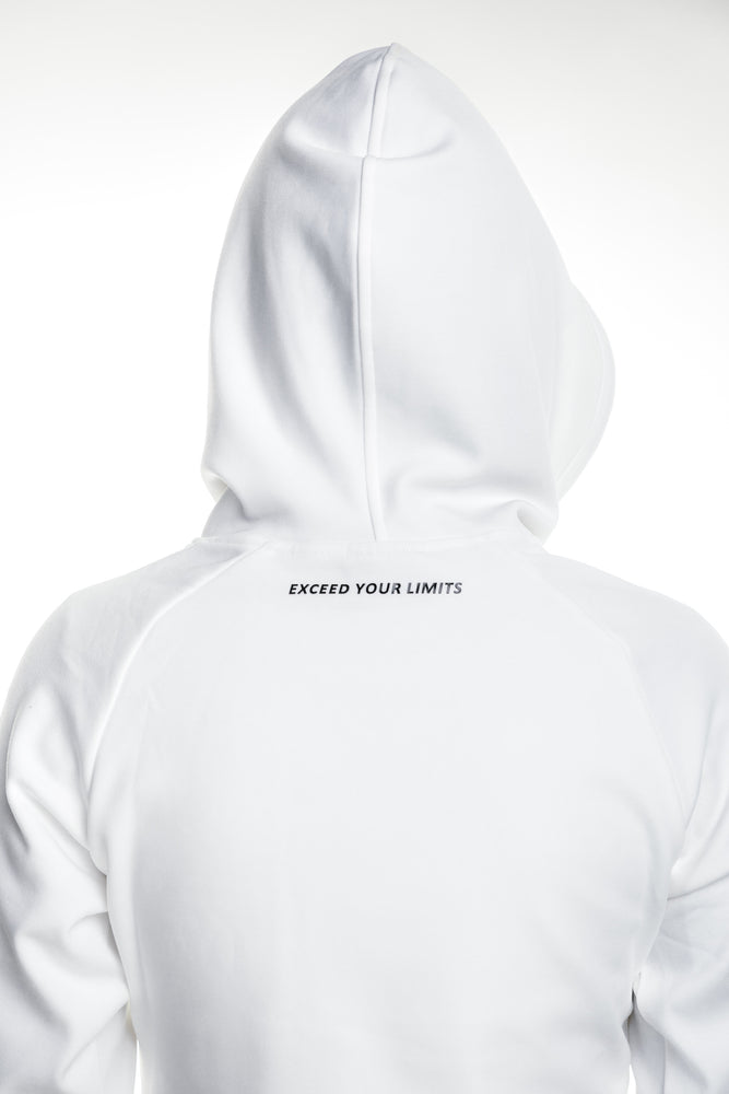 
                  
                    Load image into Gallery viewer, Crop Hoodie - Frost White
                  
                