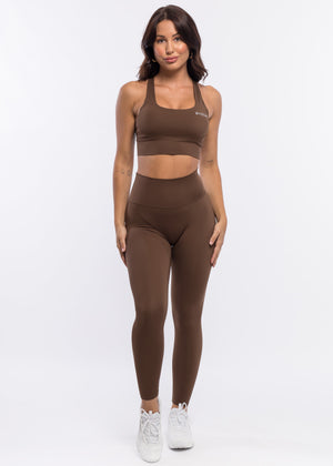 
                  
                    Load image into Gallery viewer, Vital Sports Bra - Chocolate
                  
                