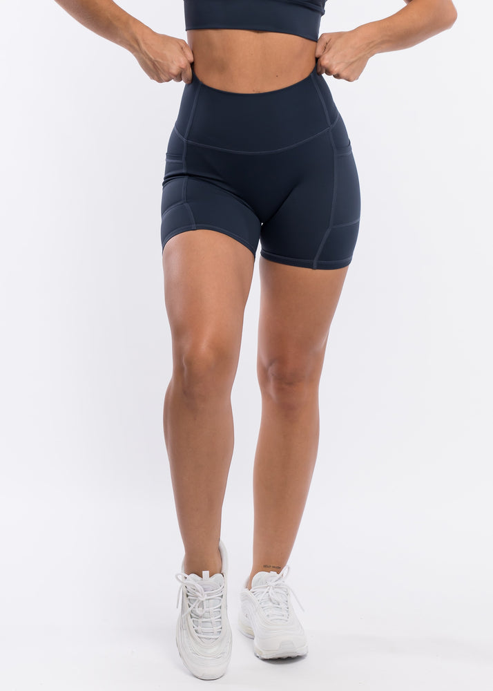 
                  
                    Load image into Gallery viewer, Super Scrunch Shorts - Navy
                  
                