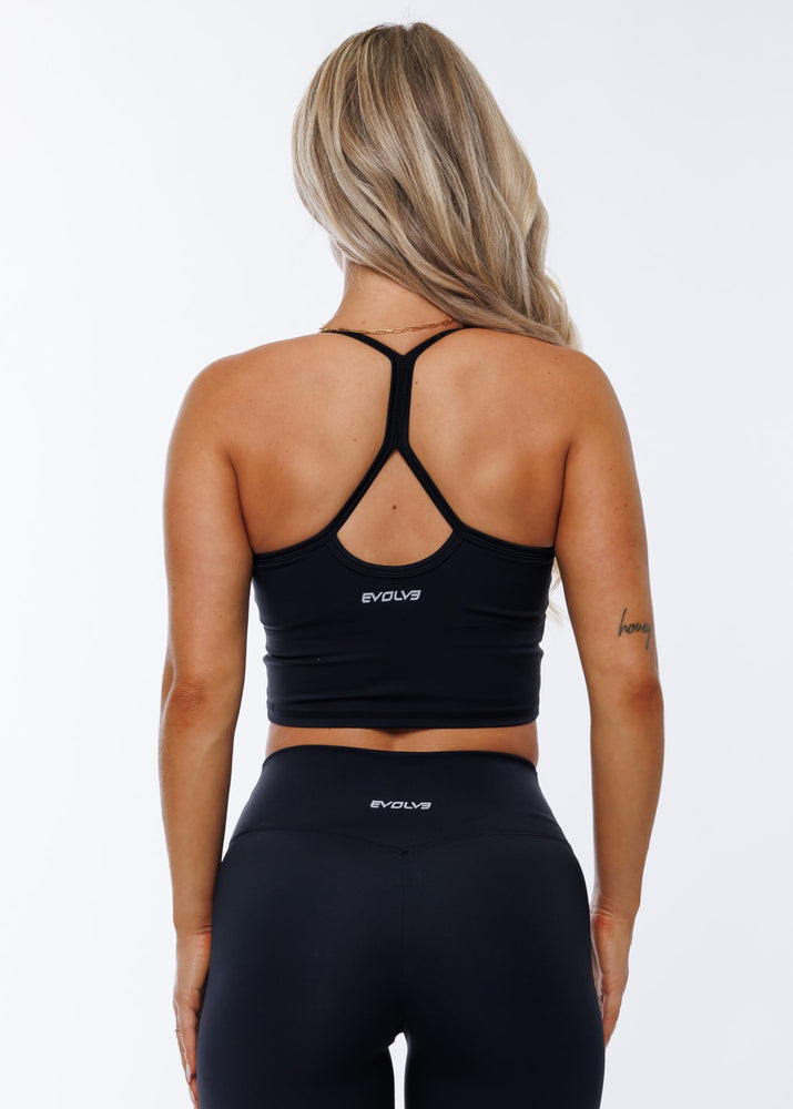 
                  
                    Load image into Gallery viewer, Vantage Cropped Tank - Black
                  
                